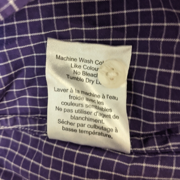 S Purple Oxford Shirt - Talula Aritzia - Picture 5 of 6